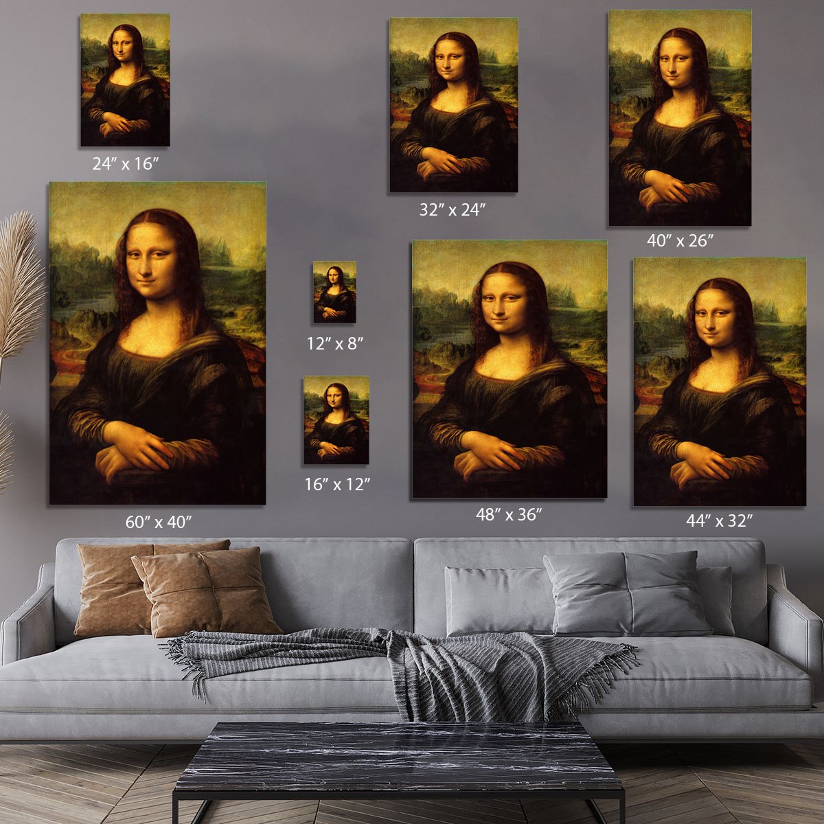 Mona Lisa by Da Vinci Canvas Print or Poster
