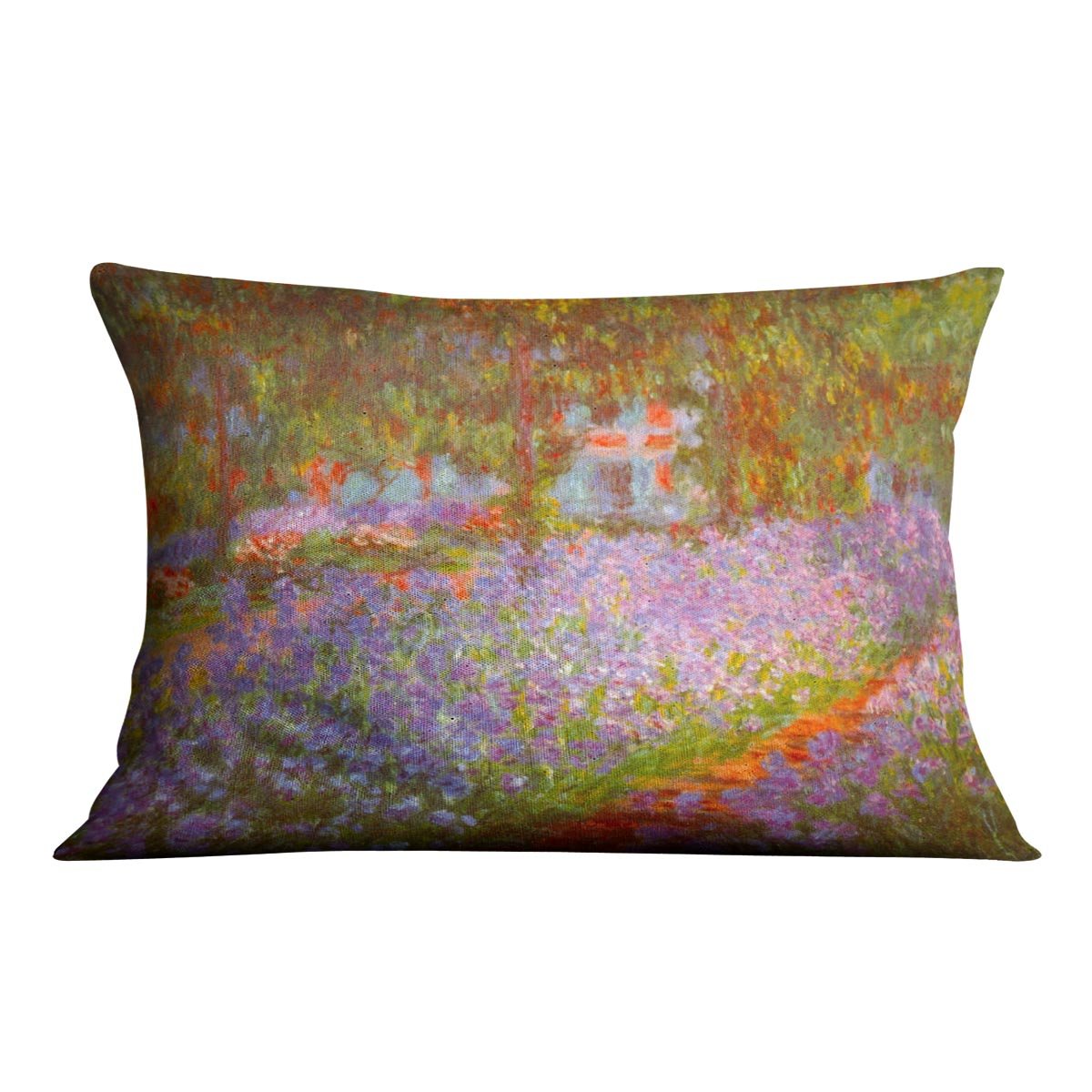 Monet's Garden by Monet Throw Pillow
