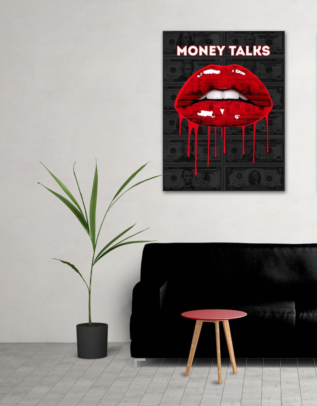 Money Talks Canvas