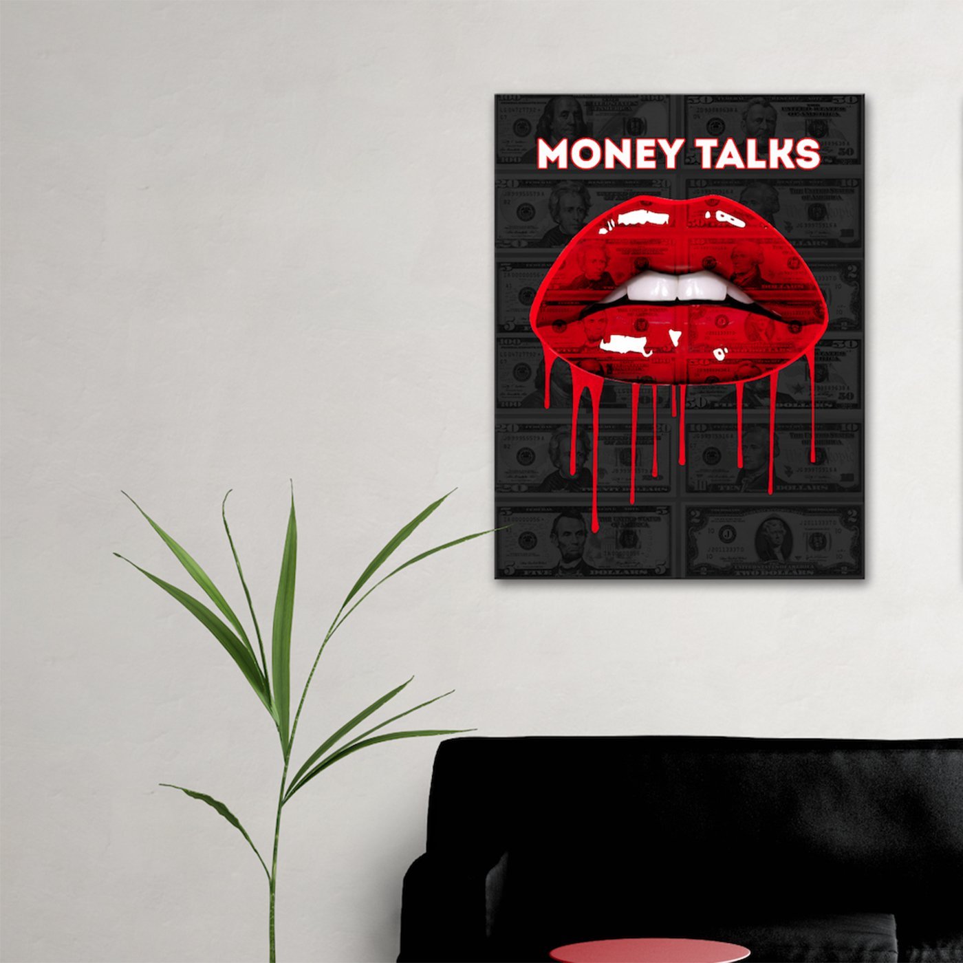 Money Talks Canvas