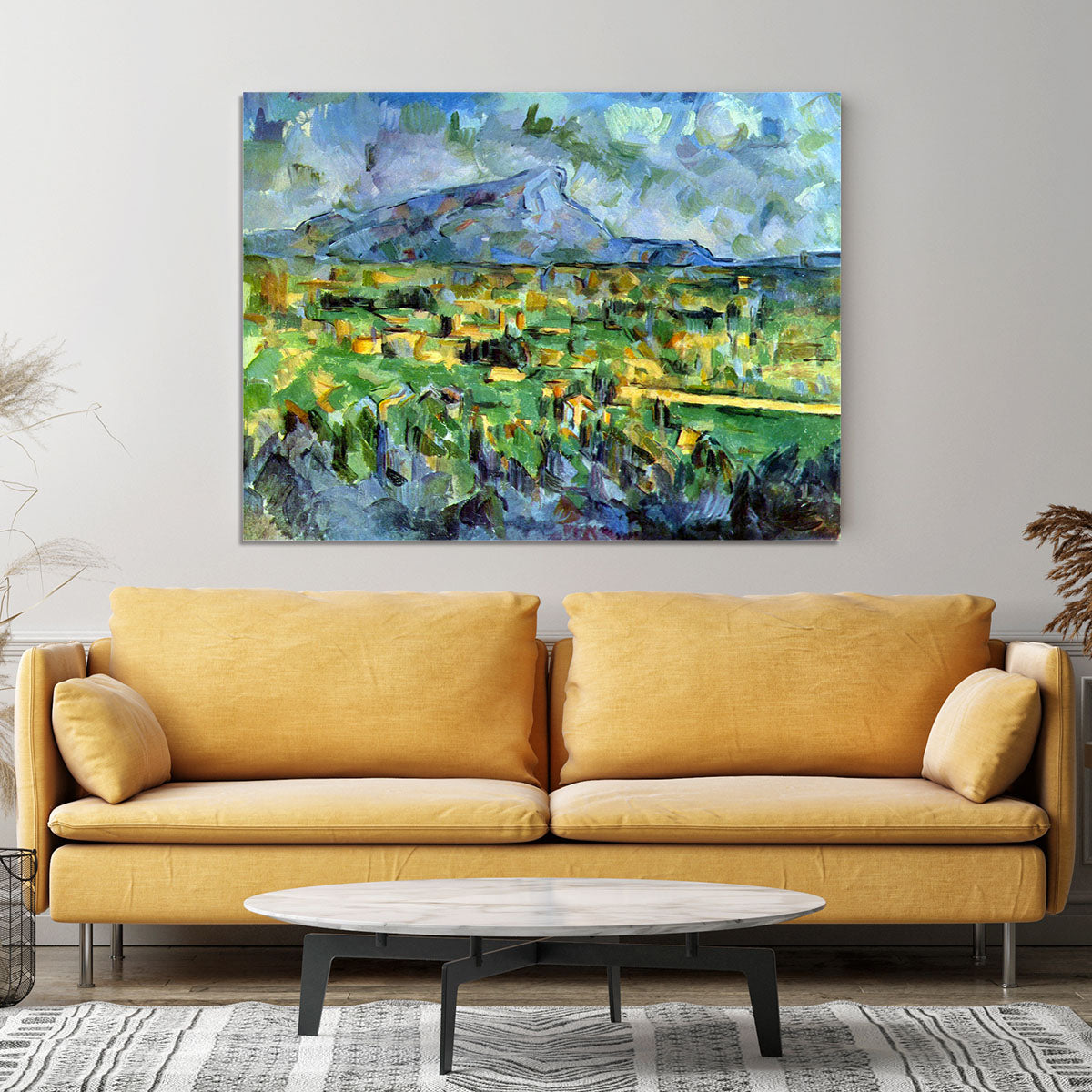 Mont Sainte-Victoire by Cezanne Canvas Print or Poster - Canvas Art Rocks - 4