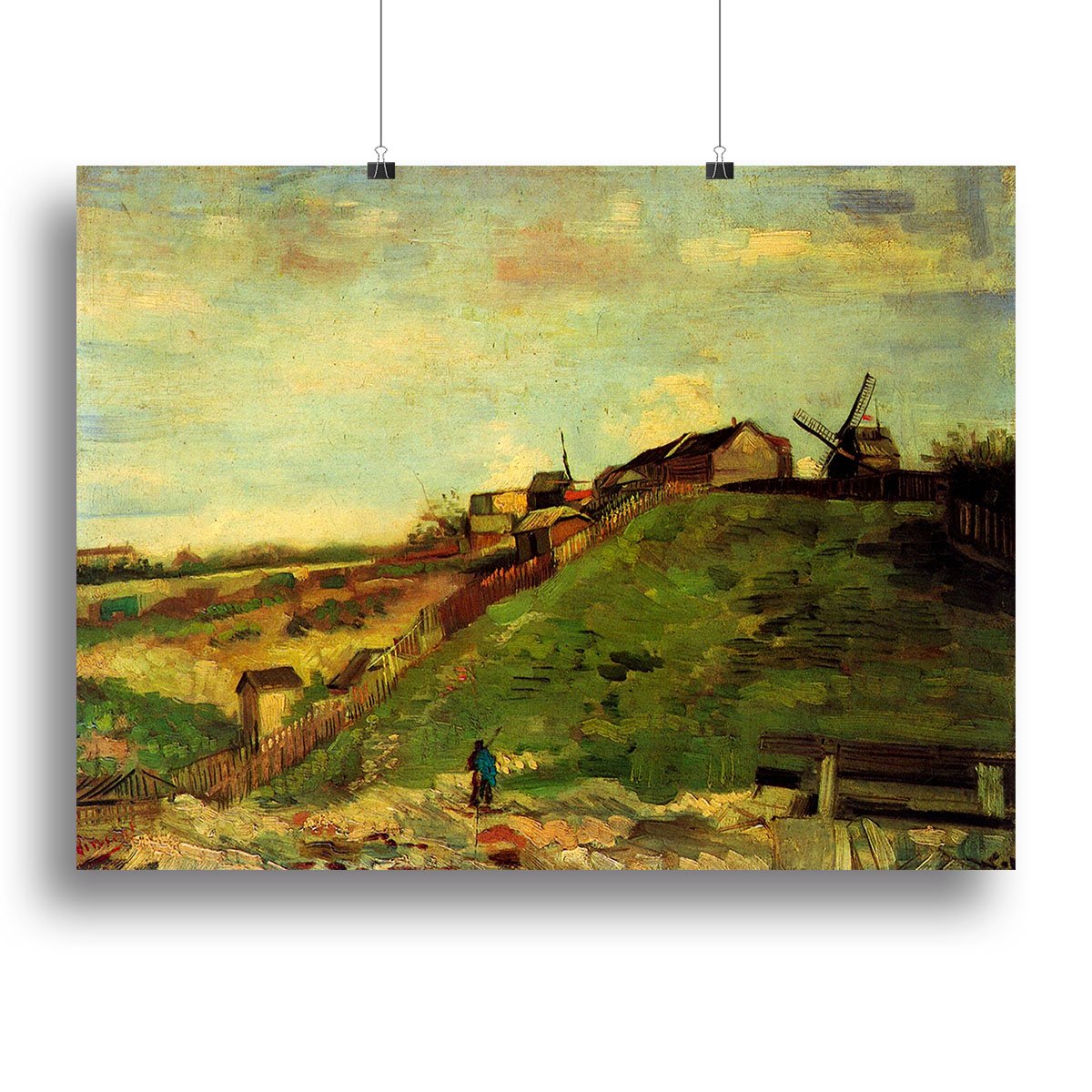 Montmartre Quarry the Mills by Van Gogh Canvas Print or Poster