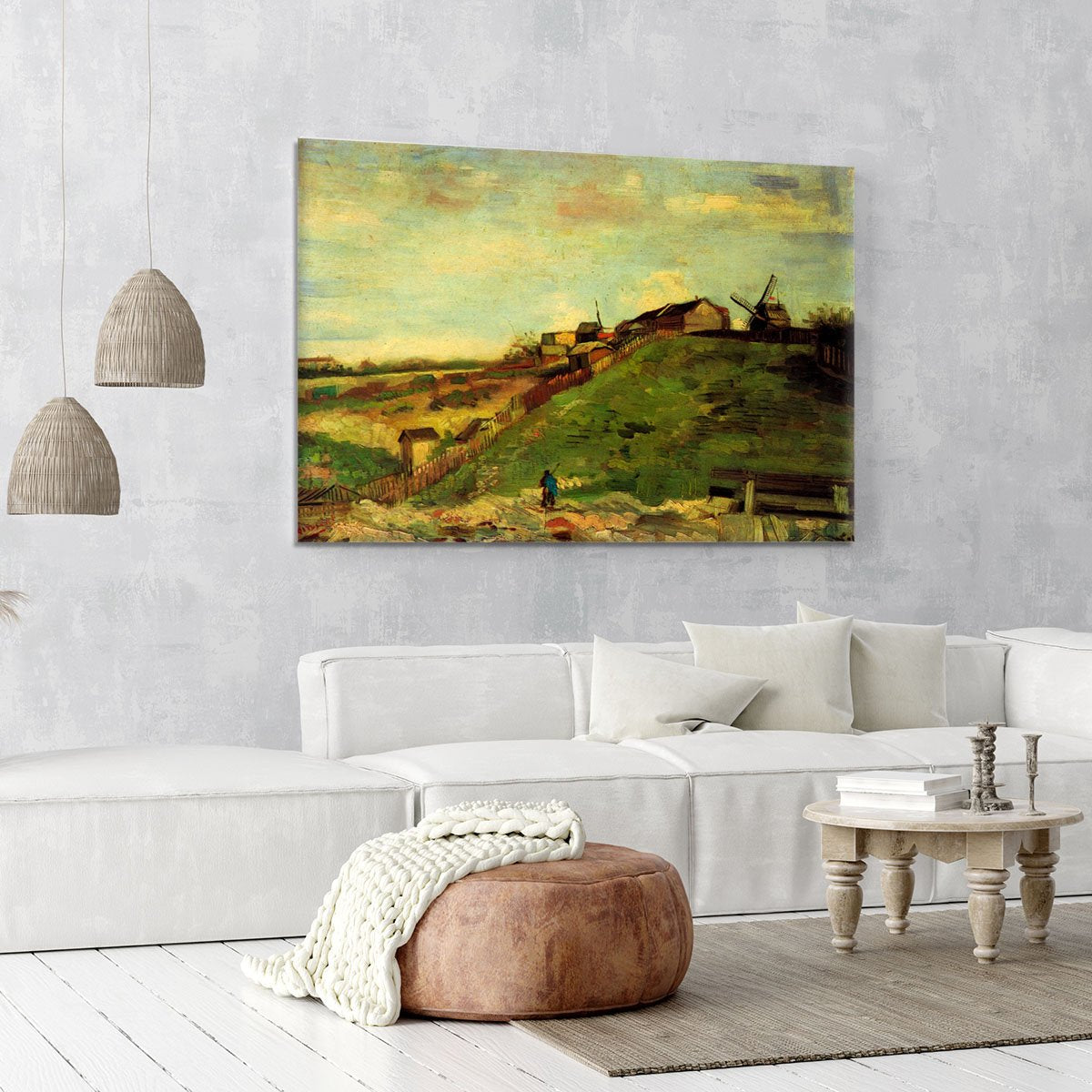 Montmartre Quarry the Mills by Van Gogh Canvas Print or Poster