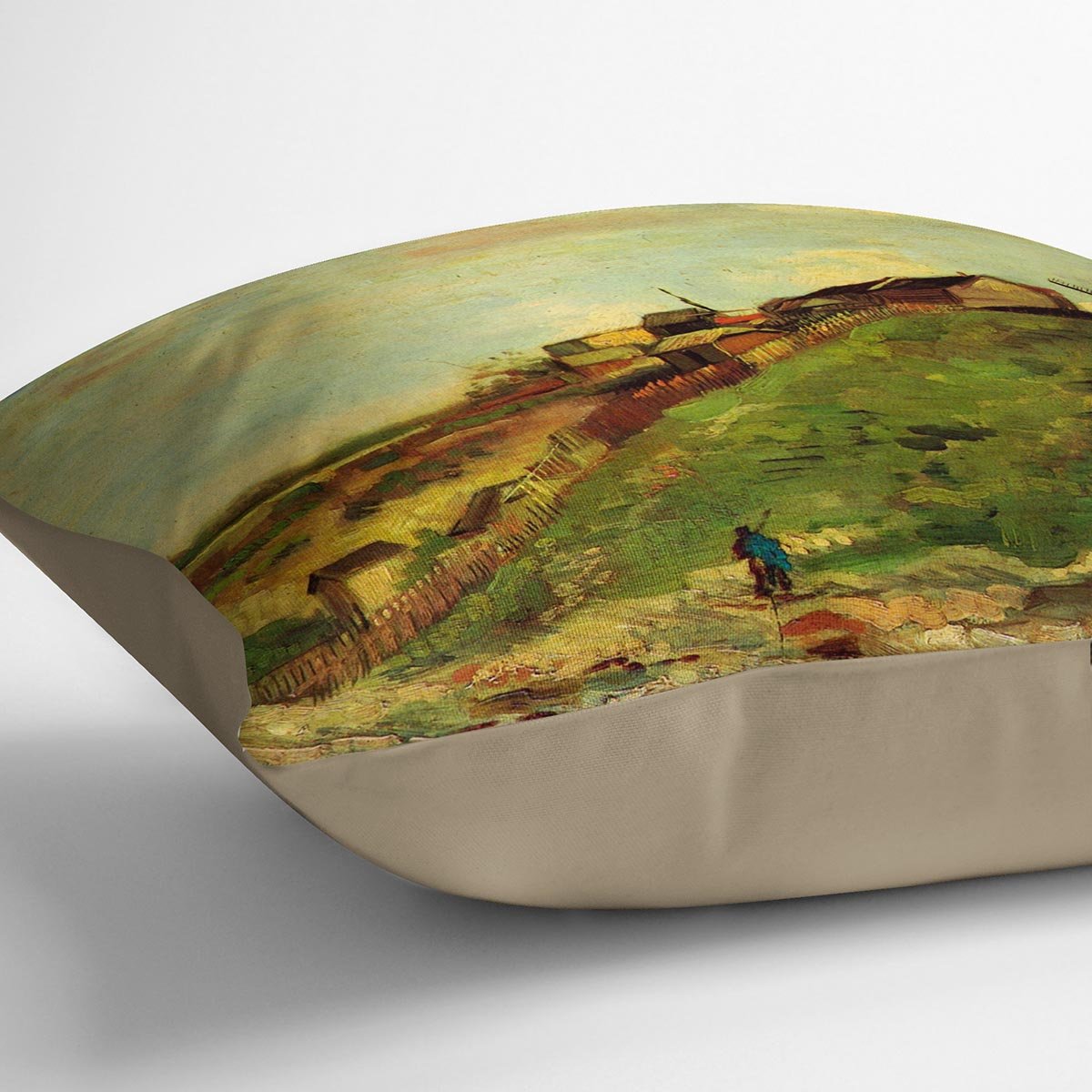 Montmartre Quarry the Mills by Van Gogh Throw Pillow