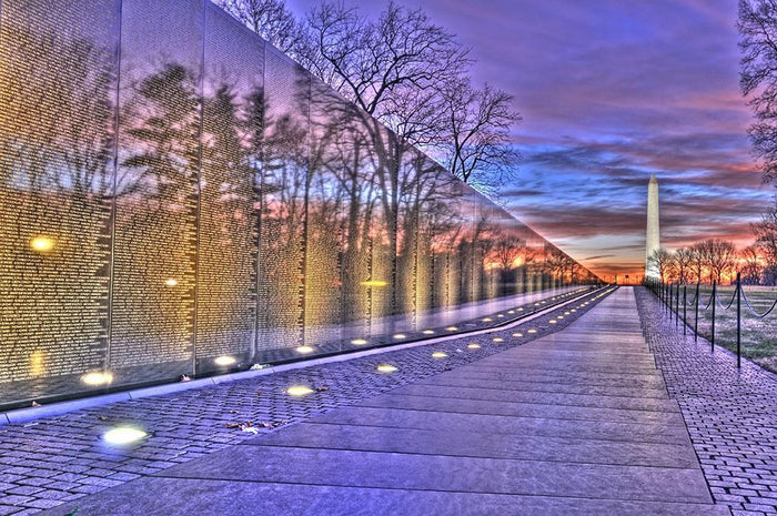 Monument at sunrise Wall Mural Wallpaper
