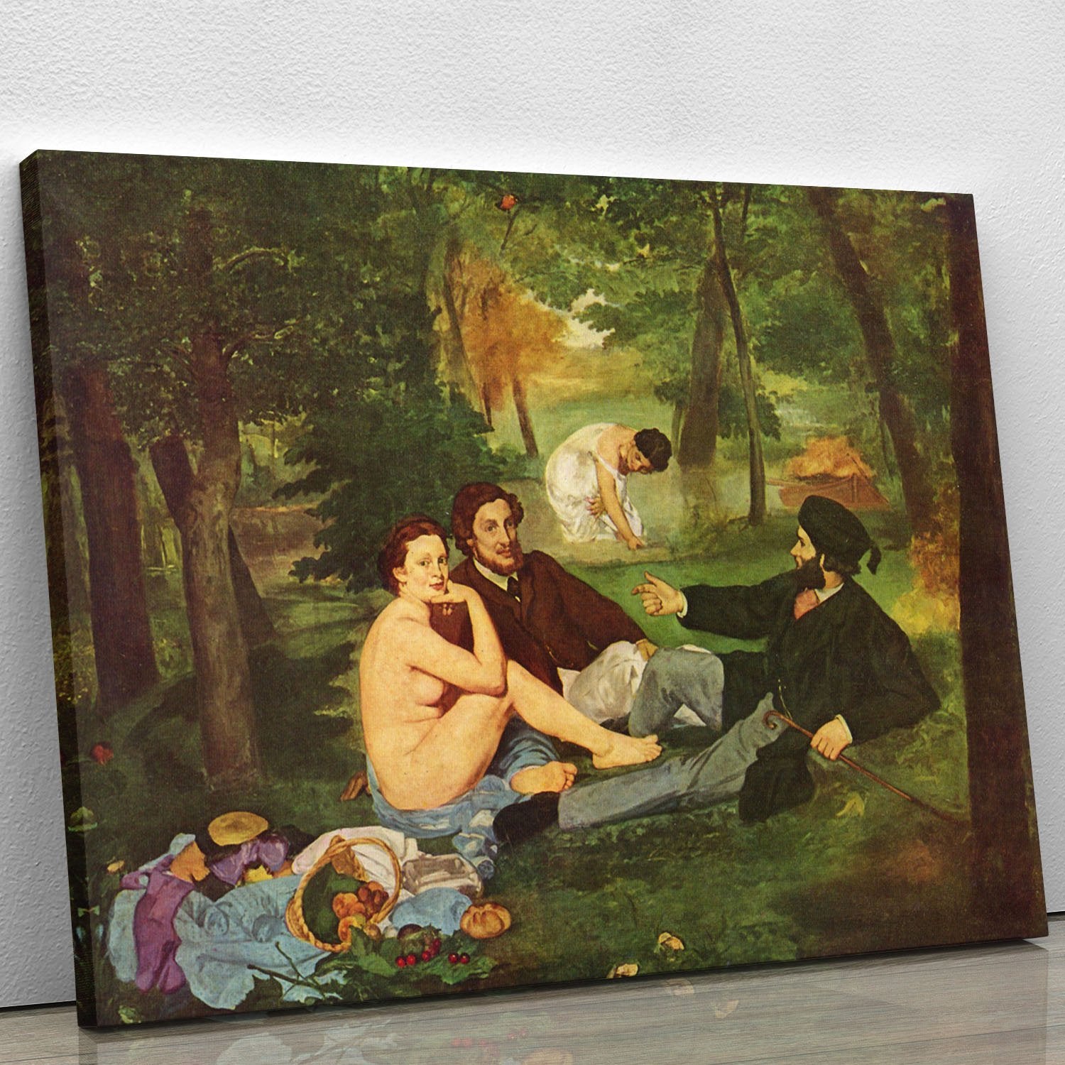 Morning Break by Manet Canvas Print or Poster