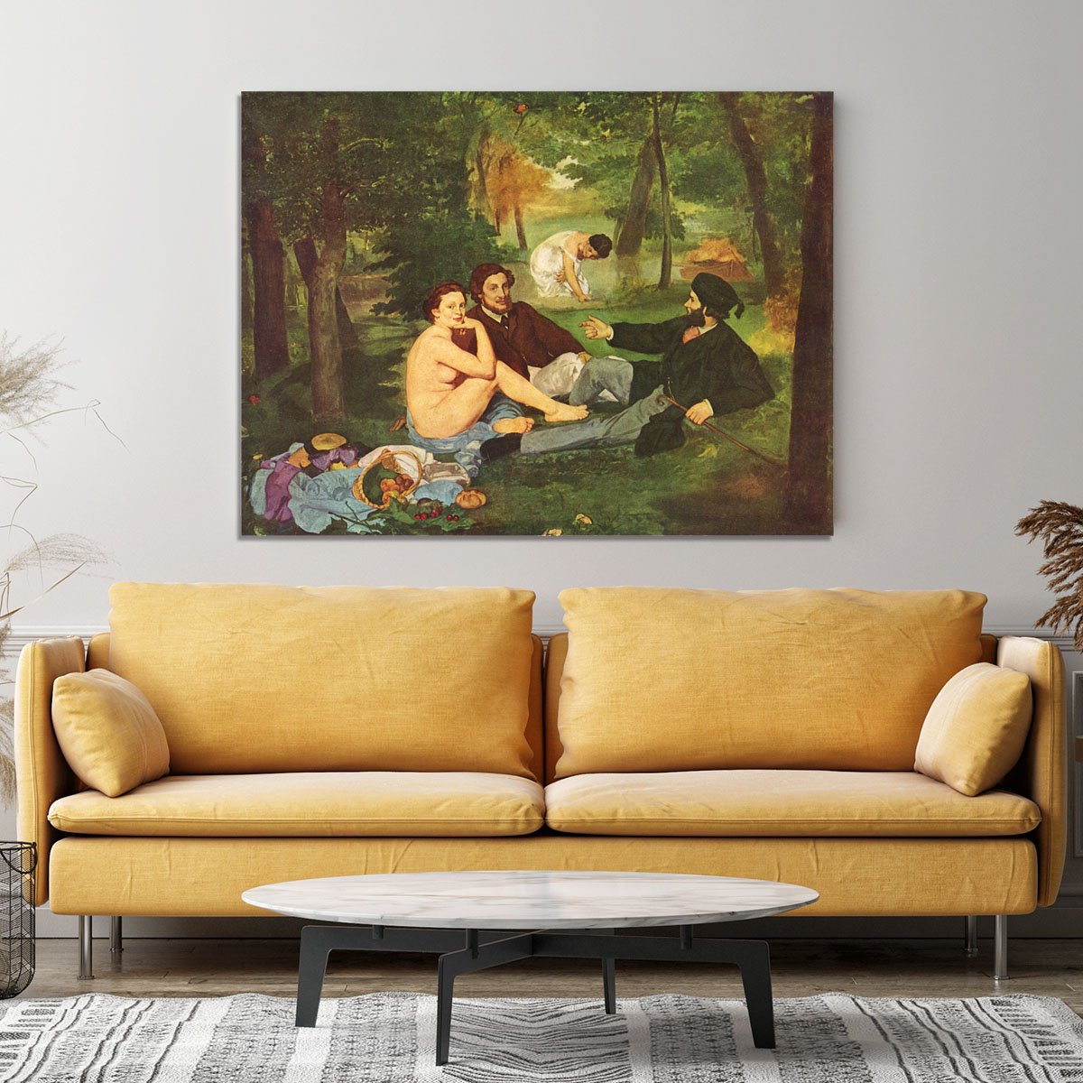 Morning Break by Manet Canvas Print or Poster