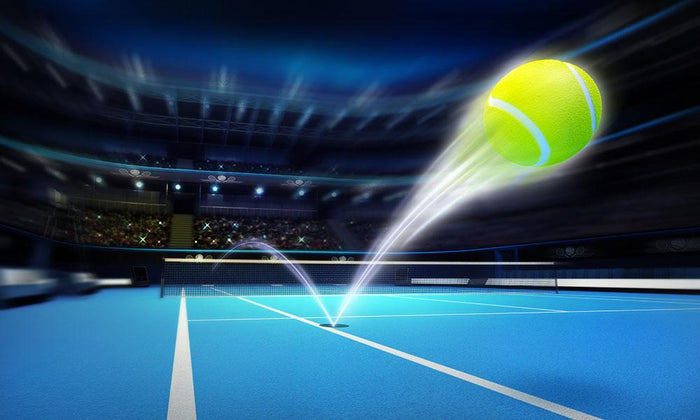 Motion blur tennis Wall Mural Wallpaper