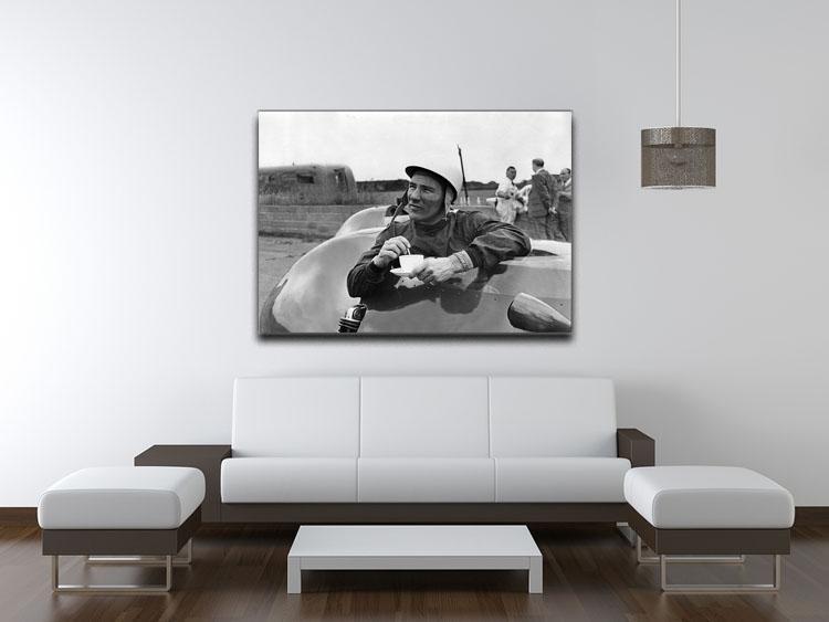 Motor racing driver Stirling Moss Canvas Print or Poster - Canvas Art Rocks - 4