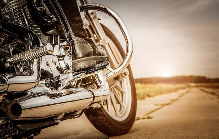 Motorbike Close Up Wall Mural Wallpaper
