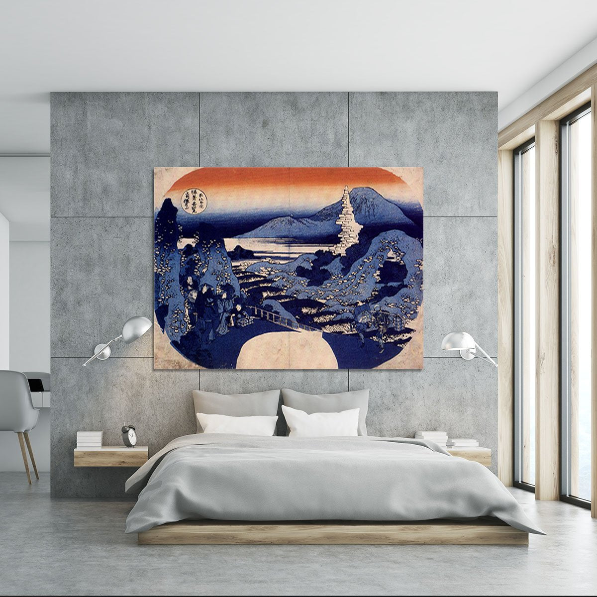 Mount Haruna by Hokusai Canvas Print or Poster