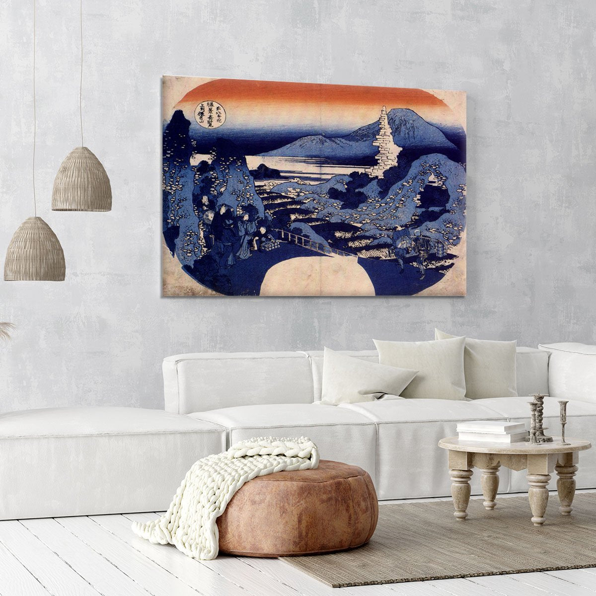 Mount Haruna by Hokusai Canvas Print or Poster