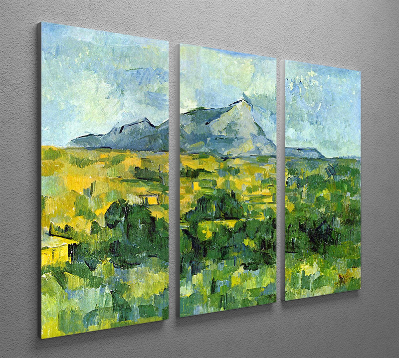 Mount St. Victiore by Cezanne 3 Split Panel Canvas Print - Canvas Art Rocks - 2