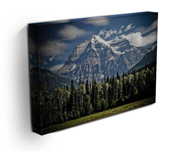 Mountain With Trees Print - Canvas Art Rocks - 3