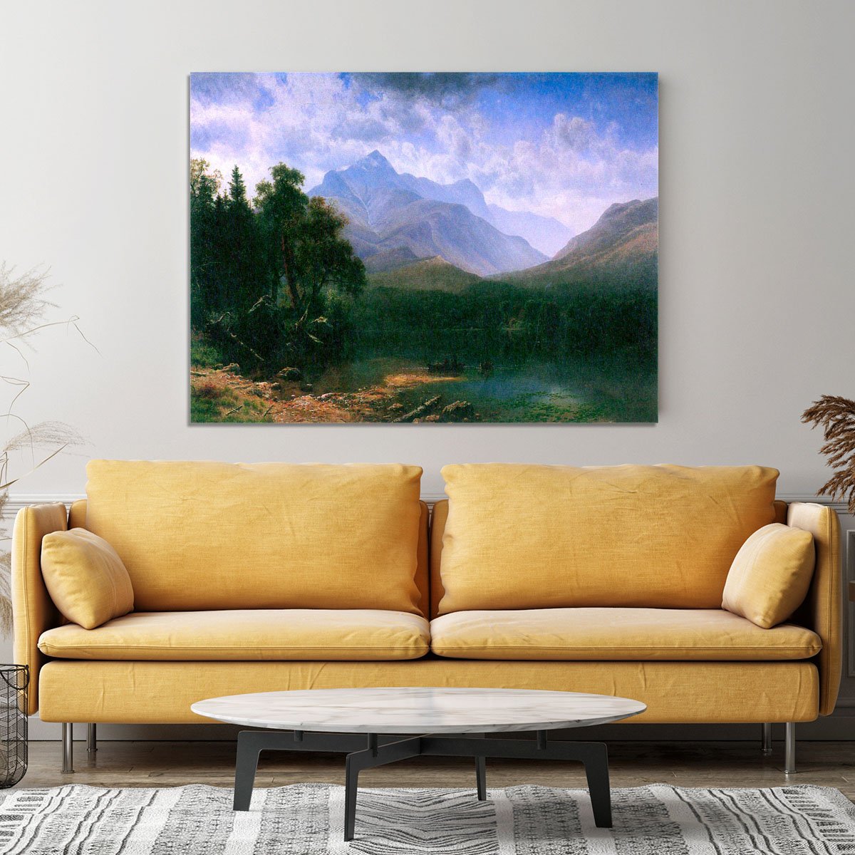 Mt. Washington by Bierstadt Canvas Print or Poster