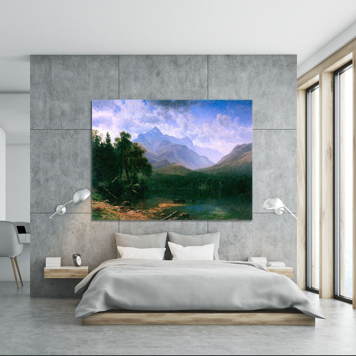 Mt. Washington by Bierstadt Canvas Print or Poster
