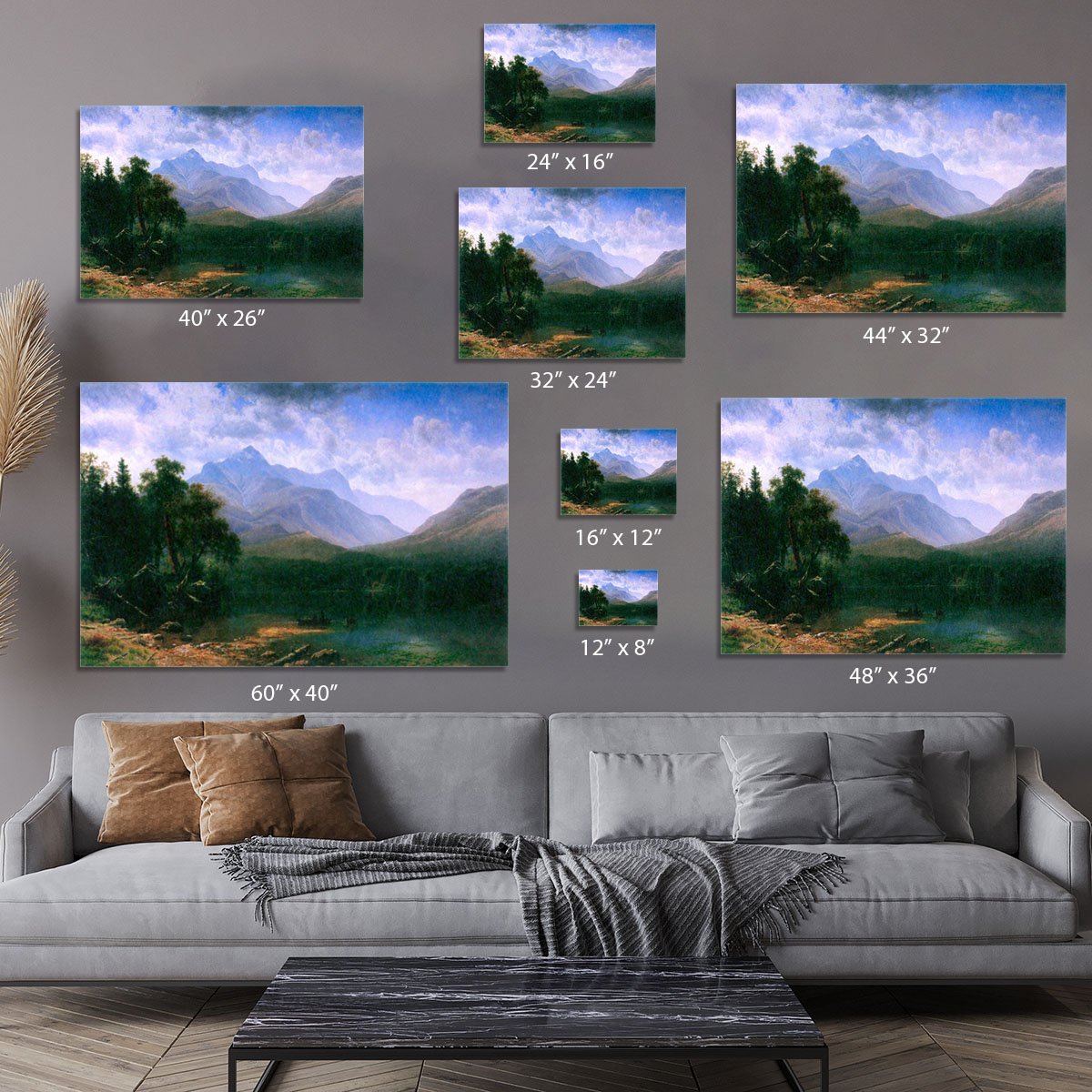 Mt. Washington by Bierstadt Canvas Print or Poster