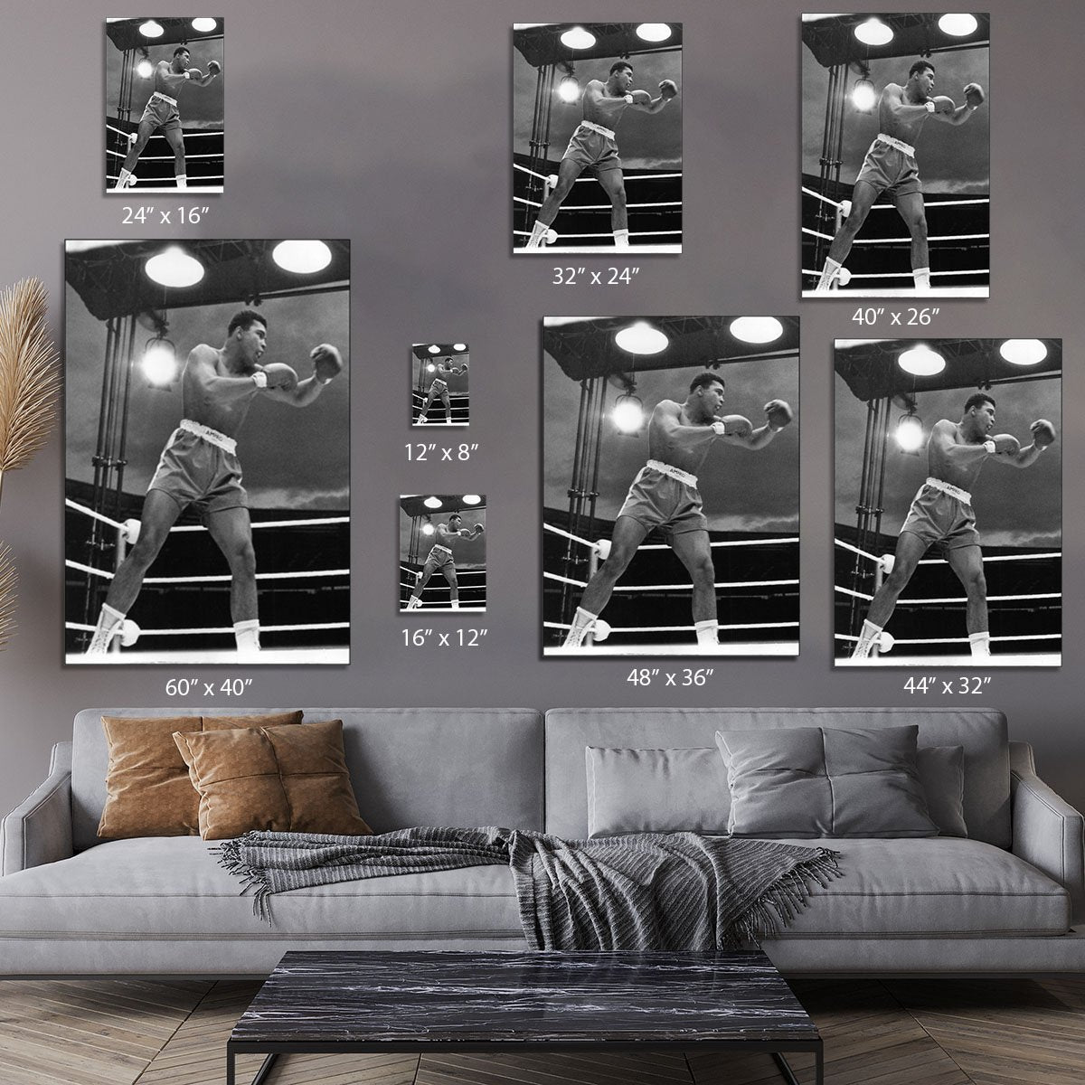 Muhammad Ali 1963 Canvas Print or Poster