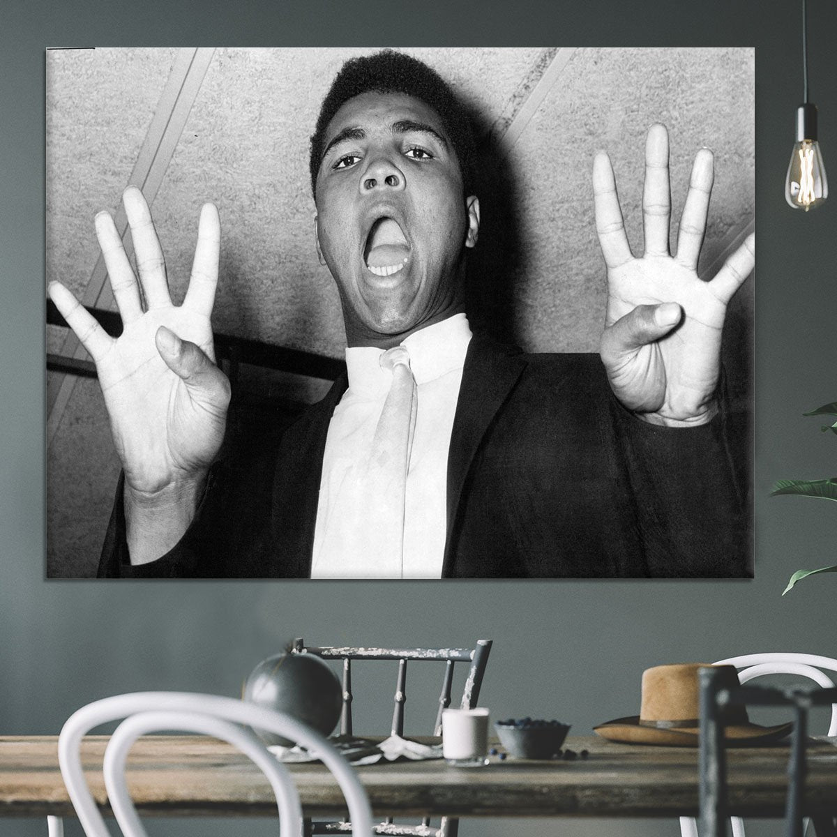 Muhammad 8 rounds Canvas Print or Poster