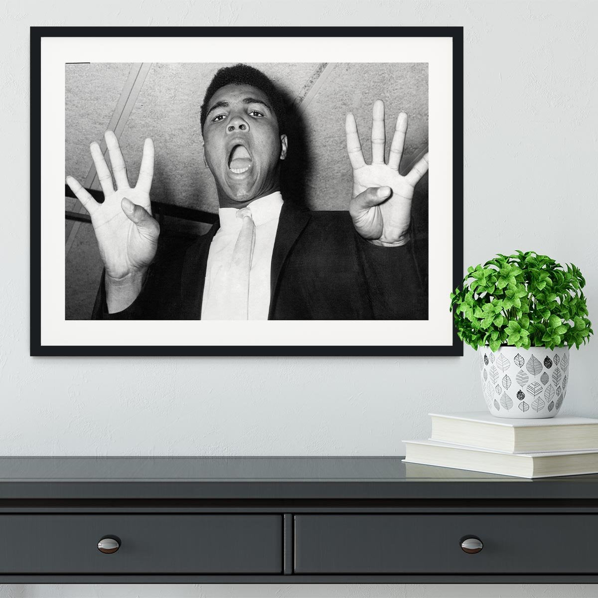 Muhammad 8 rounds Framed Print - Canvas Art Rocks - 1