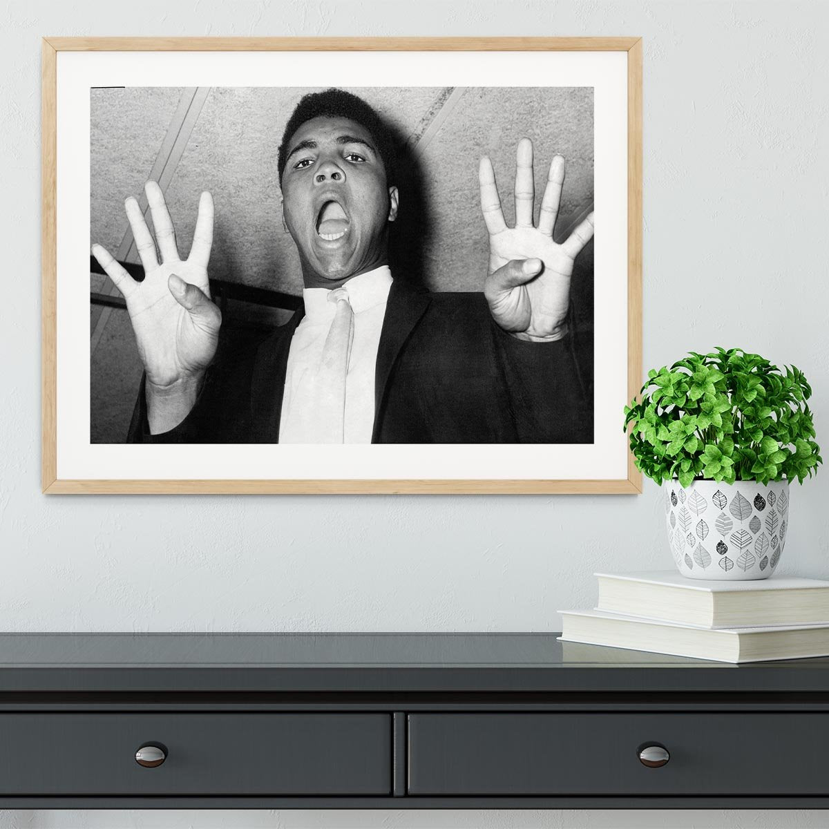 Muhammad 8 rounds Framed Print - Canvas Art Rocks - 3