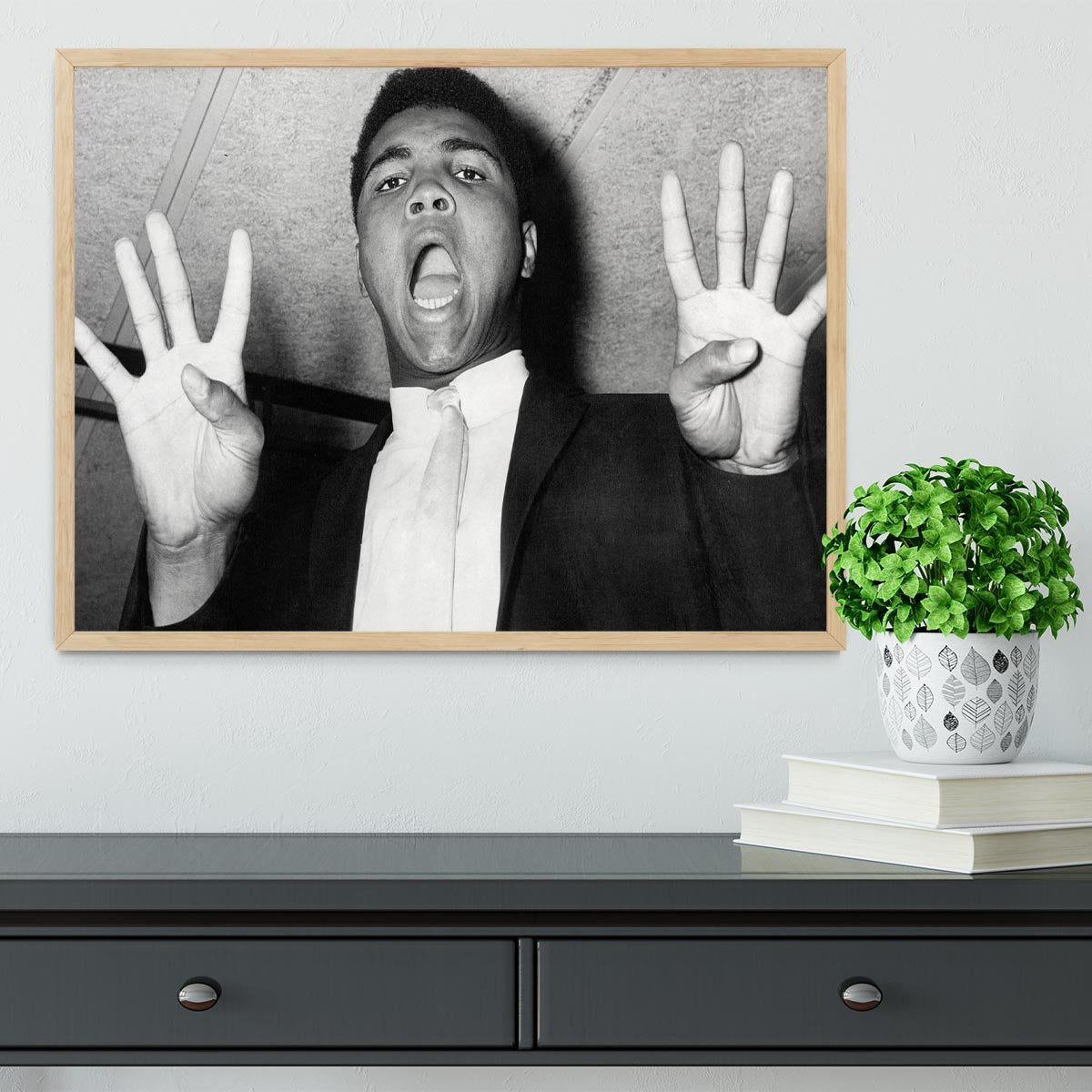 Muhammad 8 rounds Framed Print - Canvas Art Rocks - 4