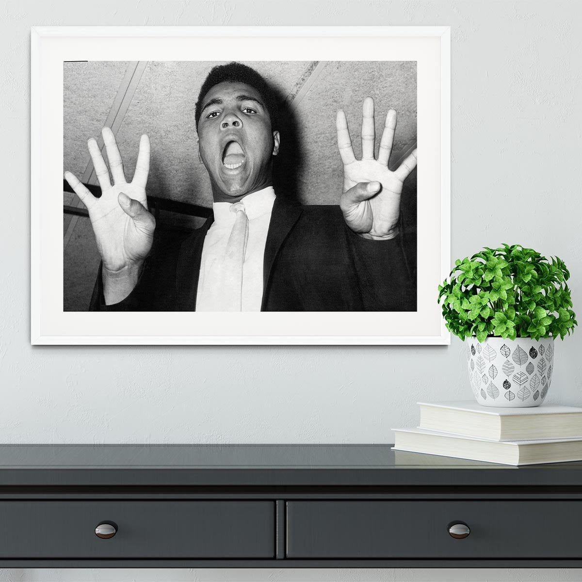Muhammad 8 rounds Framed Print - Canvas Art Rocks - 5
