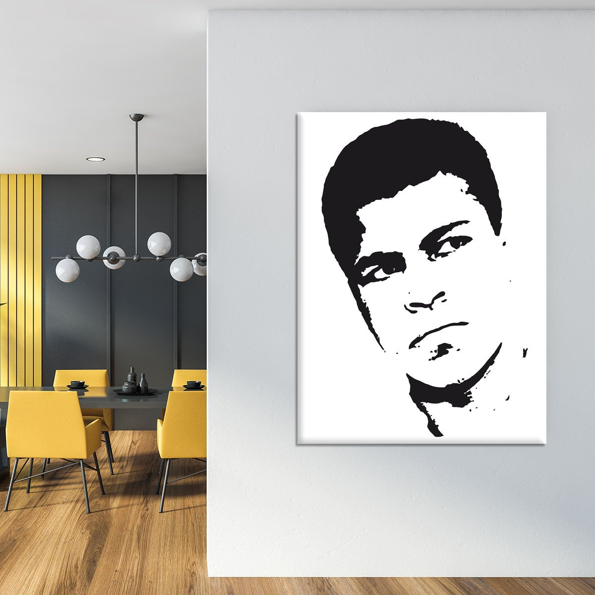Muhammad Ali Face Pop Art Canvas Print or Poster
