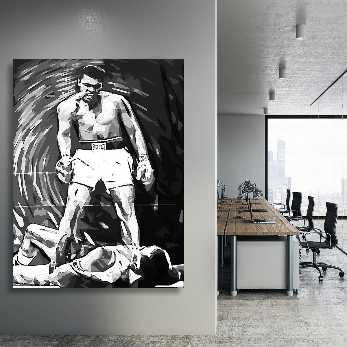 Muhammad Ali Pop Art Canvas Print or Poster