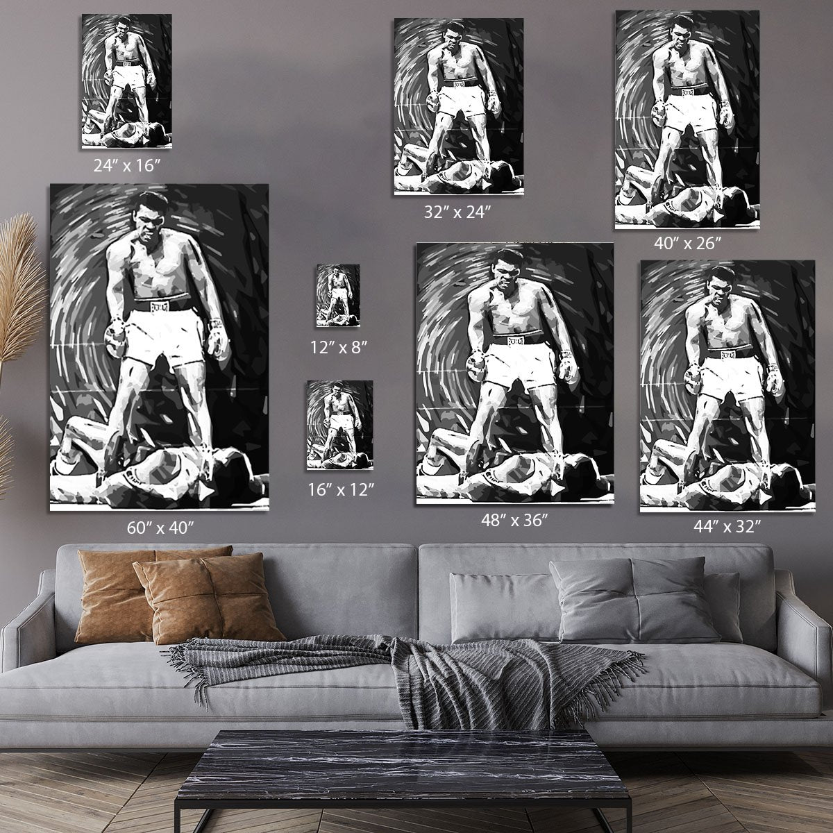 Muhammad Ali Pop Art Canvas Print or Poster