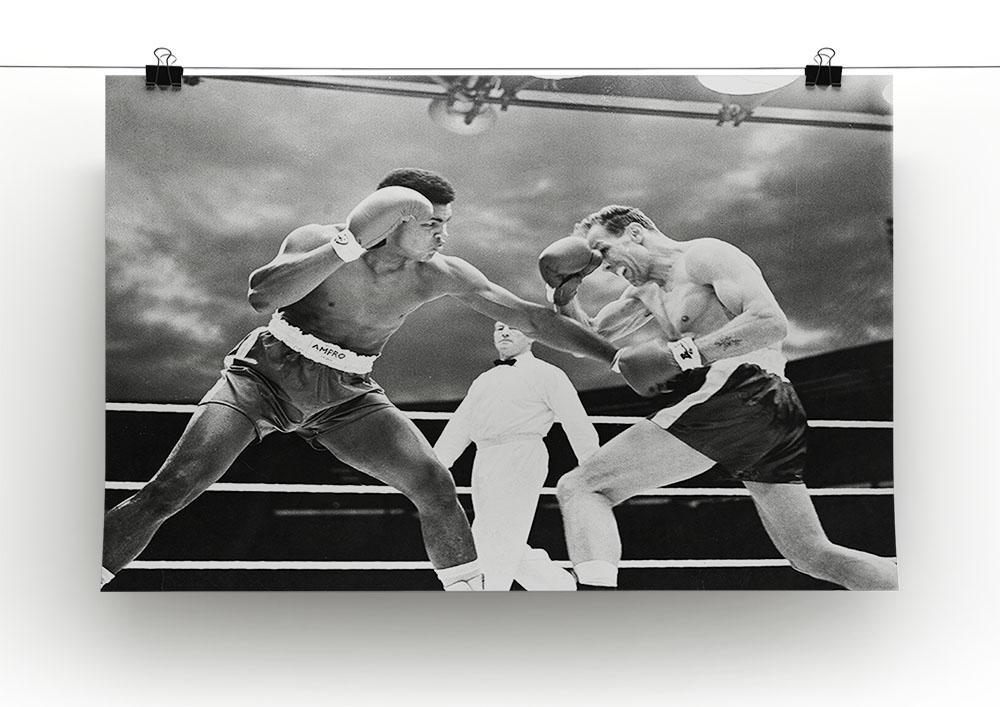 Muhammad Ali v Henry Cooper Canvas Print or Poster - Canvas Art Rocks - 2