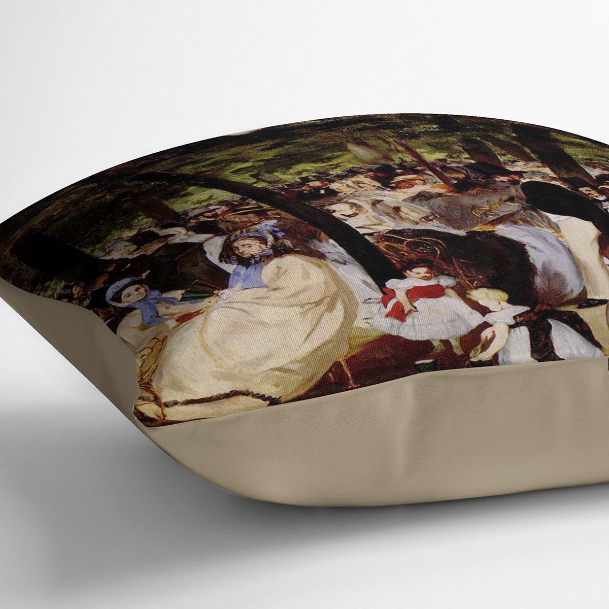 Music in Tuilerie Garden by Manet Throw Pillow