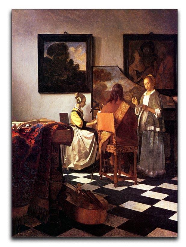Musical Trio by Vermeer Canvas Print or Poster - Canvas Art Rocks - 1