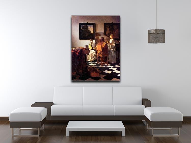 Musical Trio by Vermeer Canvas Print or Poster - Canvas Art Rocks - 4