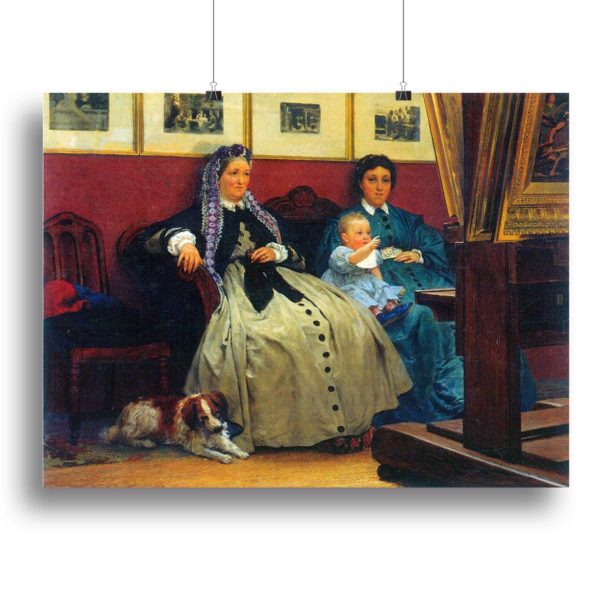 My studio by Alma Tadema Canvas Print or Poster