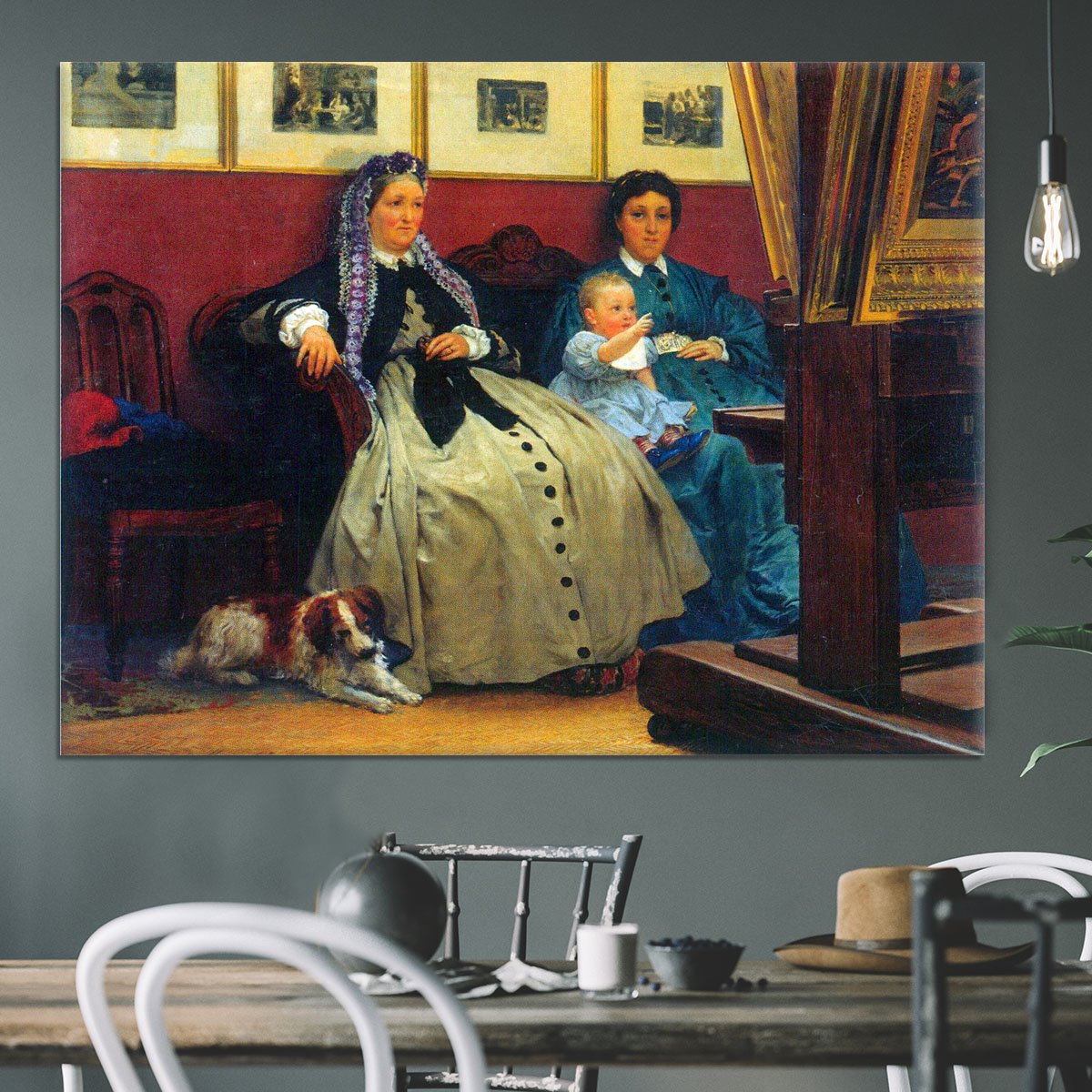 My studio by Alma Tadema Canvas Print or Poster