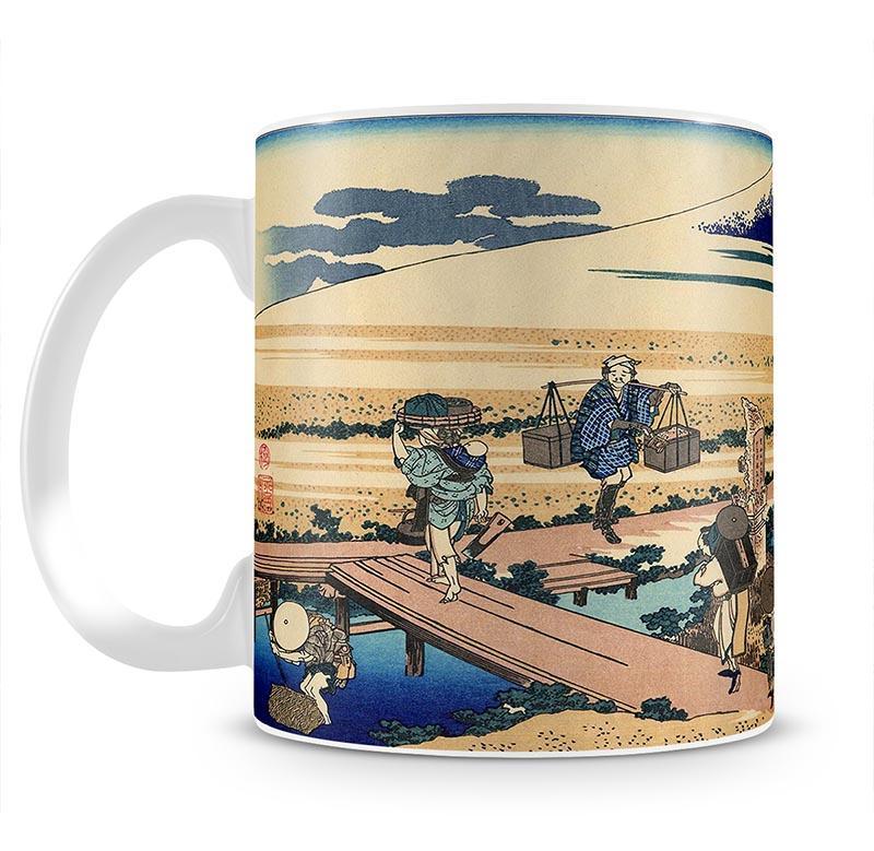 Nakahara in the Sagami province by Hokusai Mug - Canvas Art Rocks - 2