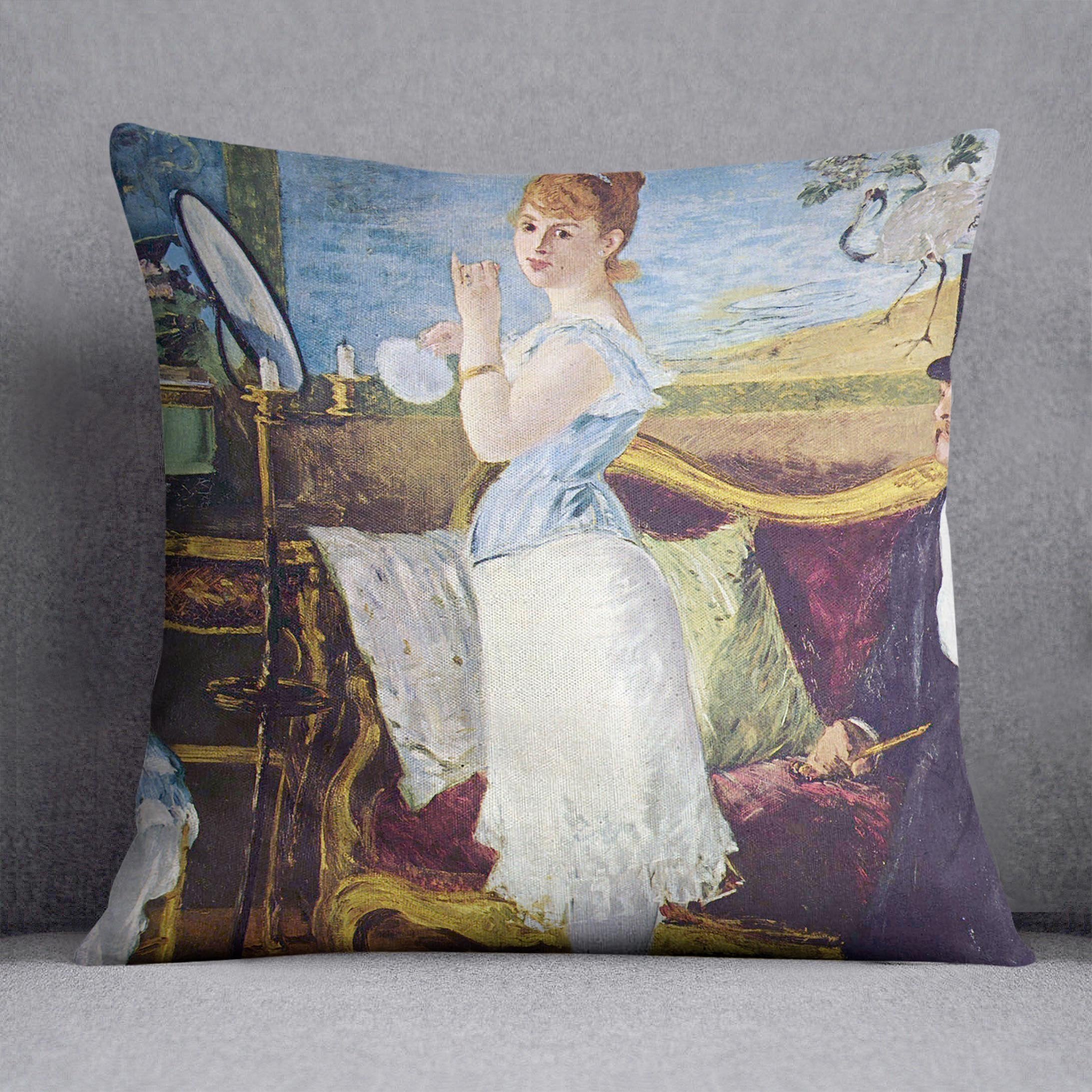 Nana by Manet Throw Pillow