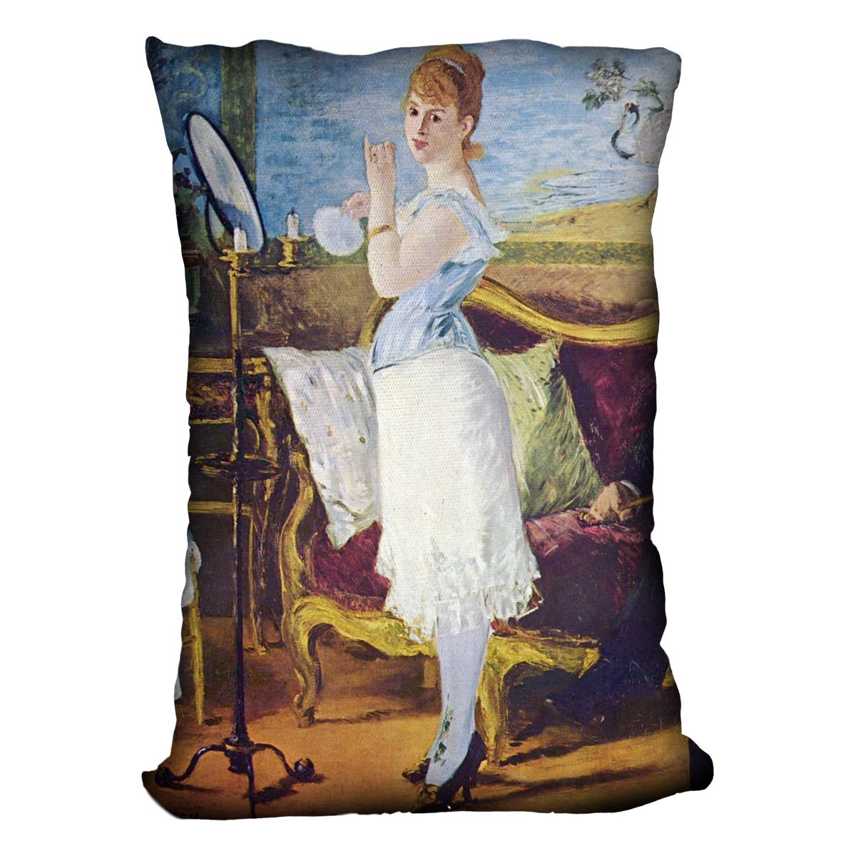 Nana by Manet Throw Pillow