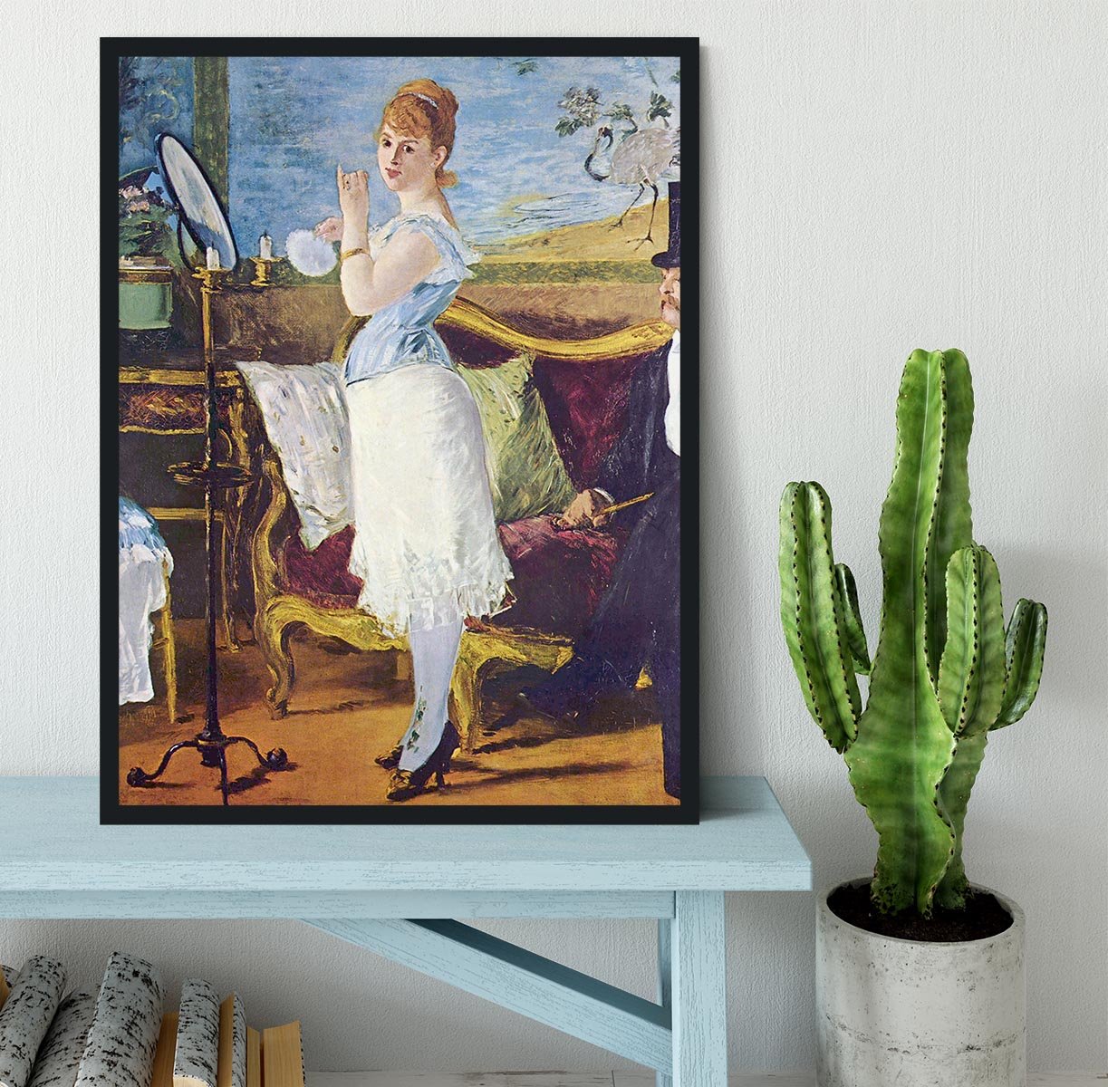 Nana by Manet Framed Print - Canvas Art Rocks - 2