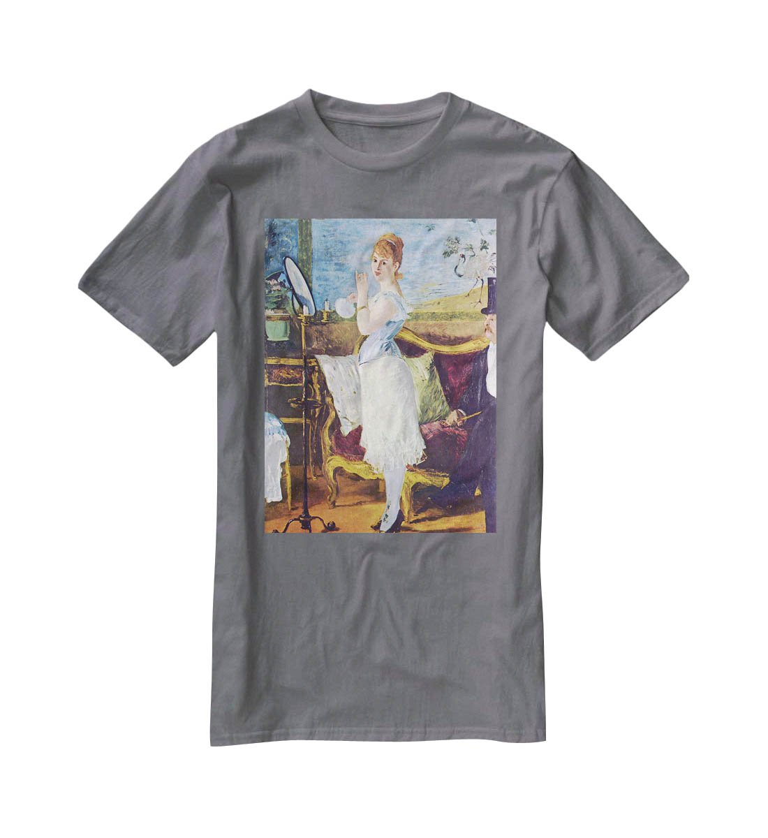 Nana by Manet T-Shirt - Canvas Art Rocks - 3