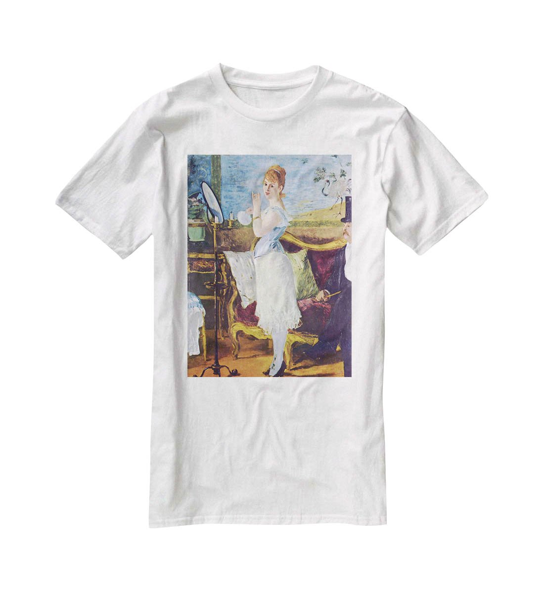 Nana by Manet T-Shirt - Canvas Art Rocks - 5