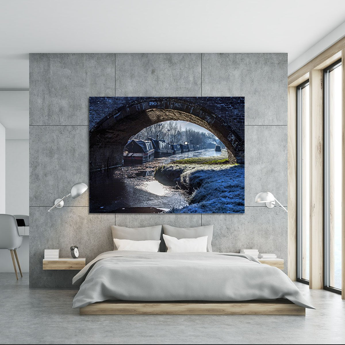 Narrowboats on the Oxford Canal Canvas Print or Poster