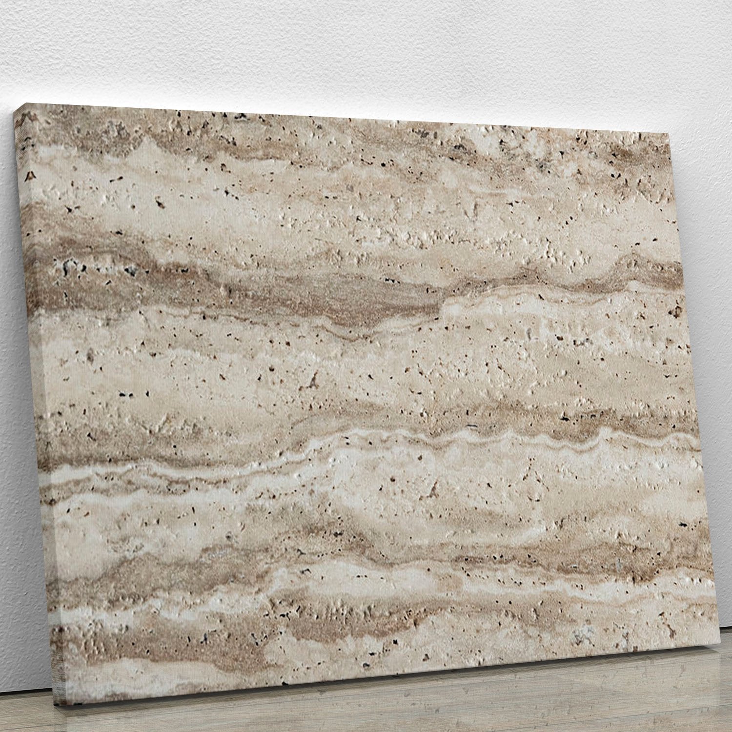 Natural Grey Tetxured Stone Canvas Print or Poster