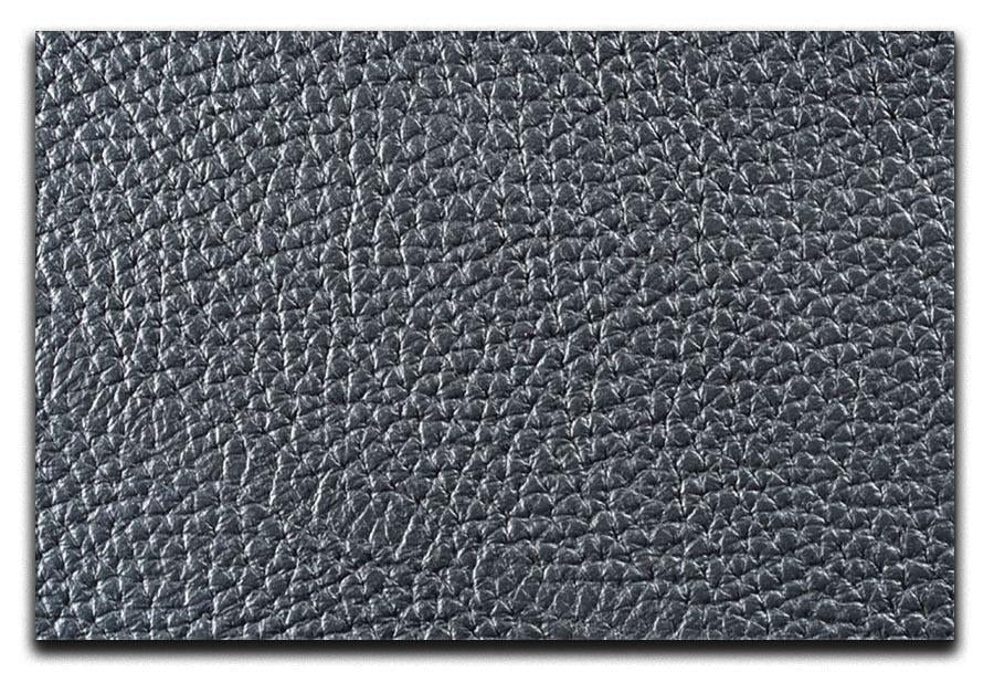 Natural qualitative black leather Canvas Print or Poster  - Canvas Art Rocks - 1