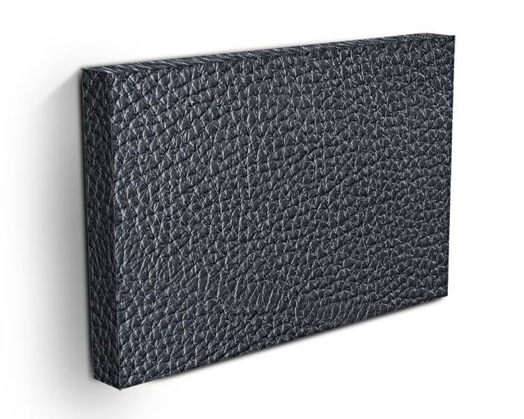 Natural qualitative black leather Canvas Print or Poster - Canvas Art Rocks - 3