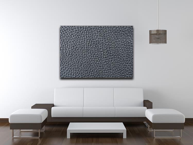 Natural qualitative black leather Canvas Print or Poster - Canvas Art Rocks - 4
