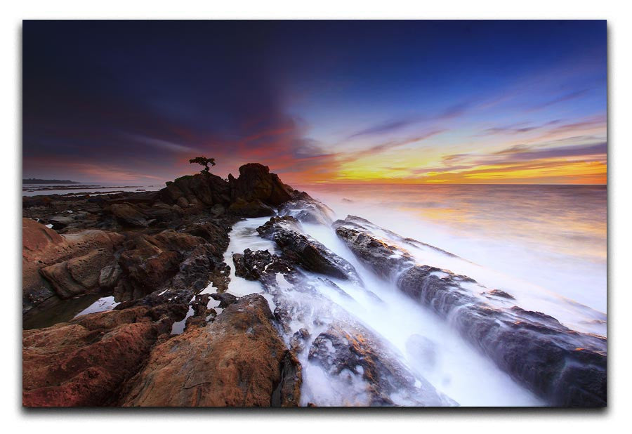 Sea Rocks Print - Canvas Art Rocks - 1