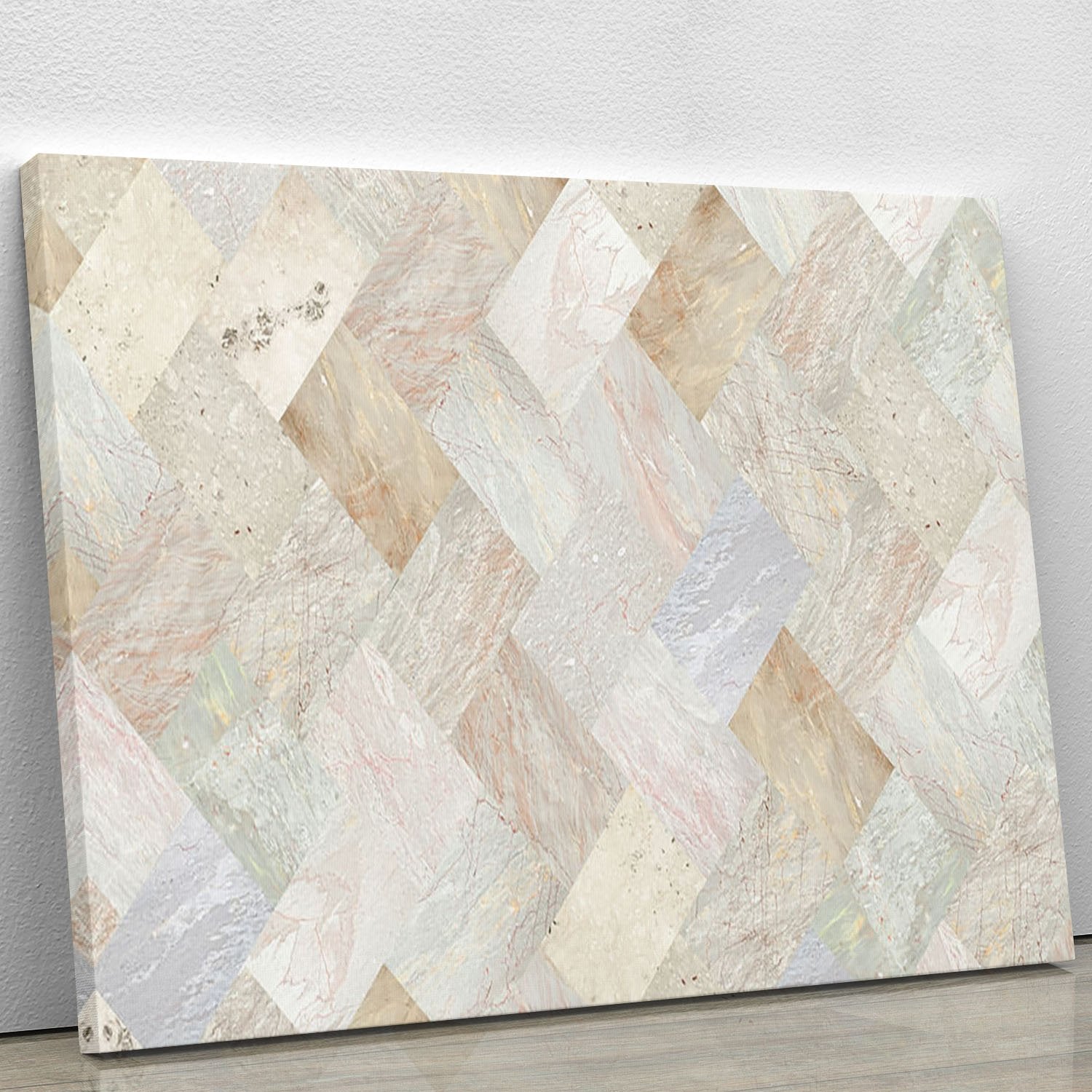 Netural Patterned Marble Canvas Print or Poster