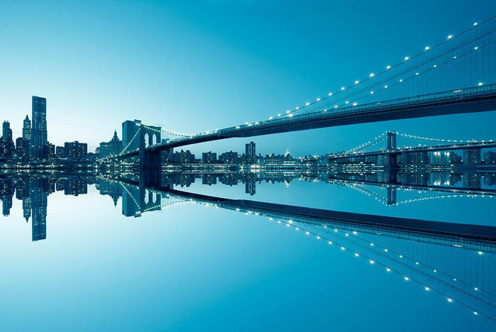 New York City Manhattan skyline panorama Wall Mural Wallpaper